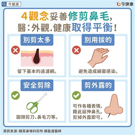 鼻翼長毛|鼻毛是過濾網！醫示警「剪光、用手拔4下場」 正確修。